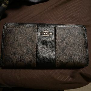 Black & Brown Coach Wallet